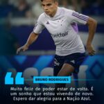 Bruno Rodrigues, do Palmeiras, desembarcou em Belo Horizonte para assinar com o…