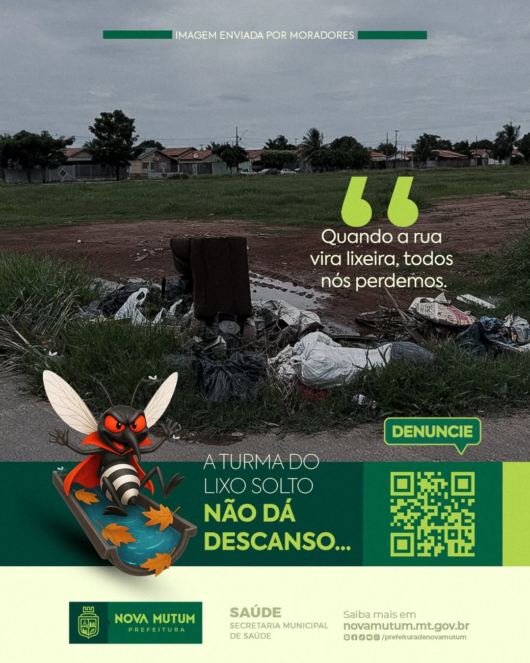 Recebemos a denúncia. E vamos mostrar.
Isso não pode virar normal.

Lixo descar…