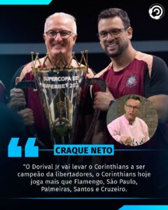 Craque Neto deu essa declaração aí na sua rádio, será que Dorival vai conseguir …