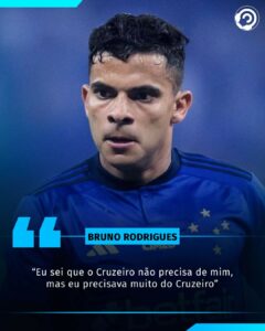 Bruno Rodrigues, ao desembarcar em Belo Horizonte.