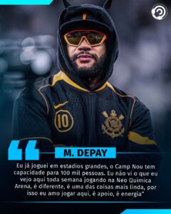 Na RomarioTV, o Memphis Depay foi perguntado sobre a diferença do jogo no Brasil…
