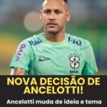 Ancelotti toma nova decisão sobre convocar Neymar