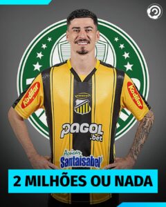 Novorizontino não descarta parceria para pagar a multa do Rômulo.

Emprestado pe…