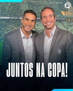 Globo aposta na “dupla do FIFA” para atrair o público jovem na Copa do Mundo.

G…