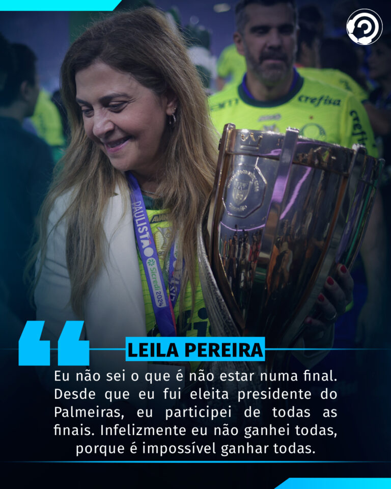 Leila Pereira chegou a 5 finais do Paulistão desde que se tornou presidente do …