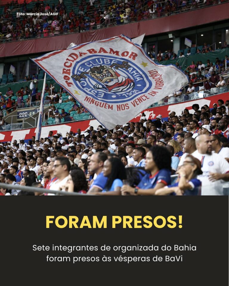 Membros de torcida organizada do Bahia são presos por agressão a torcedor do Vit…