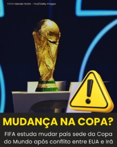 AGORA! Fifa analisa e Copa do Mundo poderá ser disputada no…Ver mais