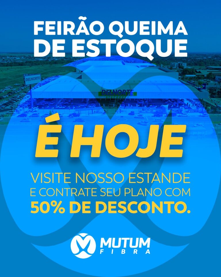 Começou o Feirão Queima de Estoque e a Mutum Fibra está esperando por você com u…