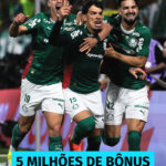 Palmeiras promete “bicho” de R$ 5 milhões ao elenco pelo título do Paulistão.

O…