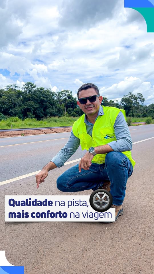 Mais qualidade para quem percorre a BR-163. 

Entre Sorriso e Sinop fica o trech…