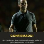 EITA! Na partida contra o time carioca, Léo Condé já sabe que não vai poder cont…