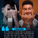 Jesse Lingard comentou sobre Flaco López usar a mesma comemoração que a dele.