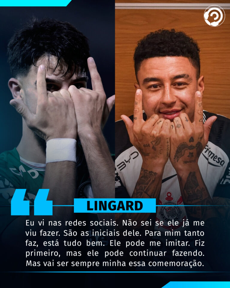 Jesse Lingard comentou sobre Flaco López usar a mesma comemoração que a dele.