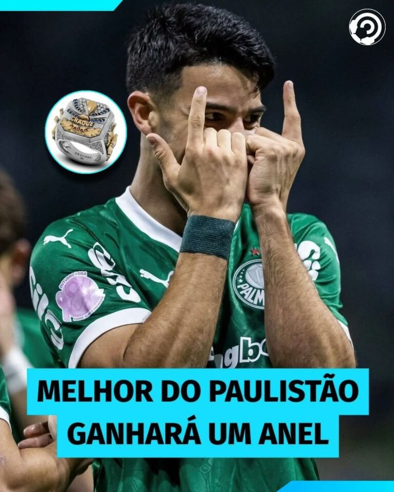 O Craque do Paulistão vai receber um anel, no estilo do anel de campeões da NBA….