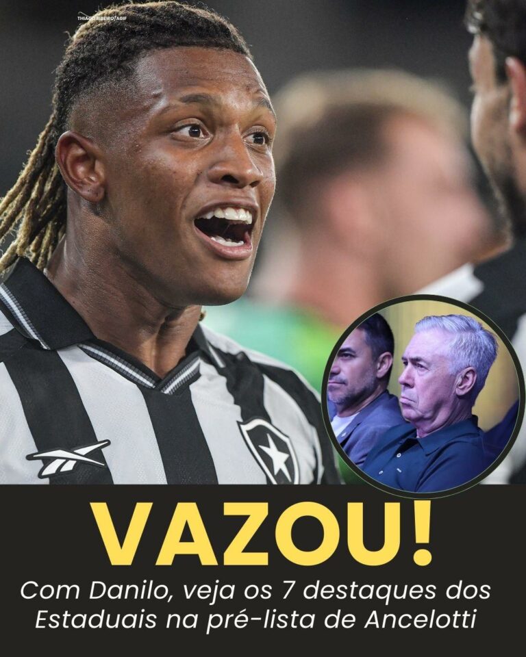 7 NOMES! Marcos Antônio, do São Paulo, fica de fora e Ancelotti chama Danilo e …