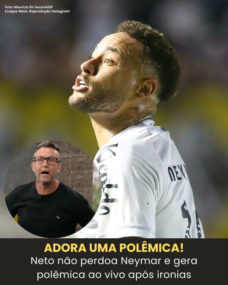 Neto perde a cabeça e fala que Neymar… Ver mais