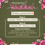 TRANSPORTE GRATUITO PARA O MOMENTO MULHER! 

Mulher luverdense, queremos que vo…