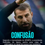 Clima quente nos bastidores!

Segundo a transmissão do SporTV, o presidente do …