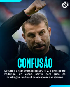 Clima quente nos bastidores!

Segundo a transmissão do SporTV, o presidente do …