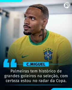 NA COPA!  Carlos Miguel acredita que está sendo observado por Ancelotti.