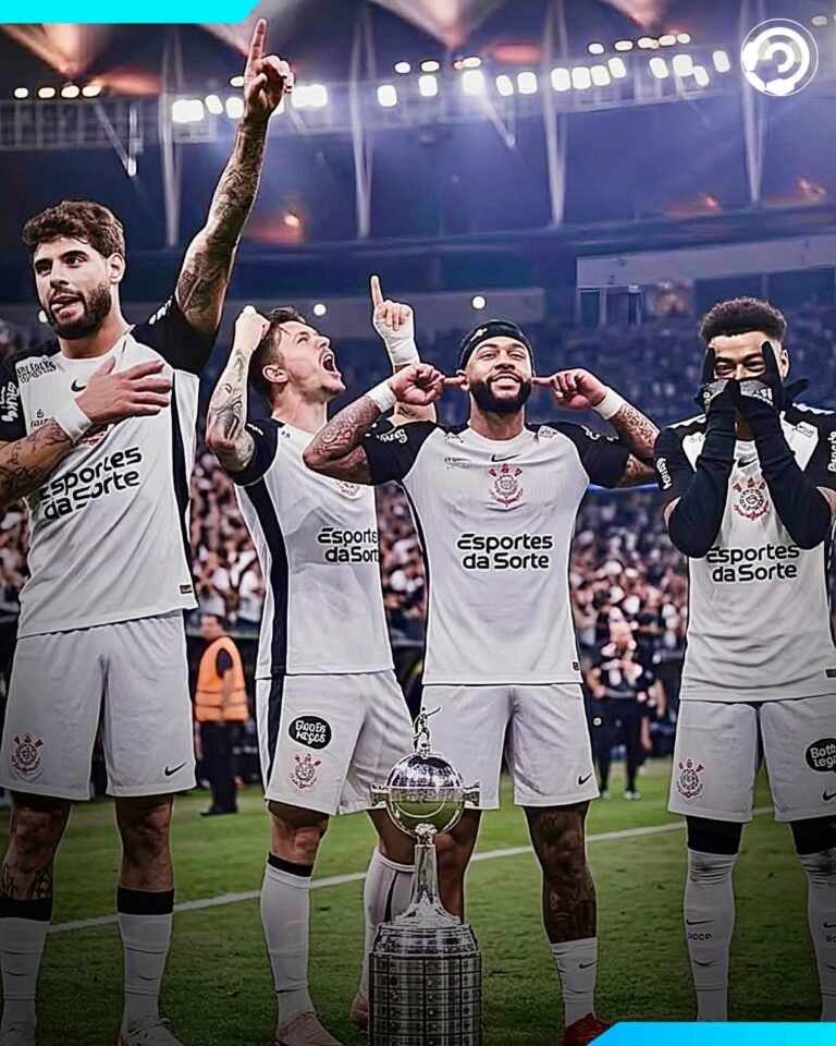 Admita, o Corinthians é um dos favoritos para ganhar a Libertadores.