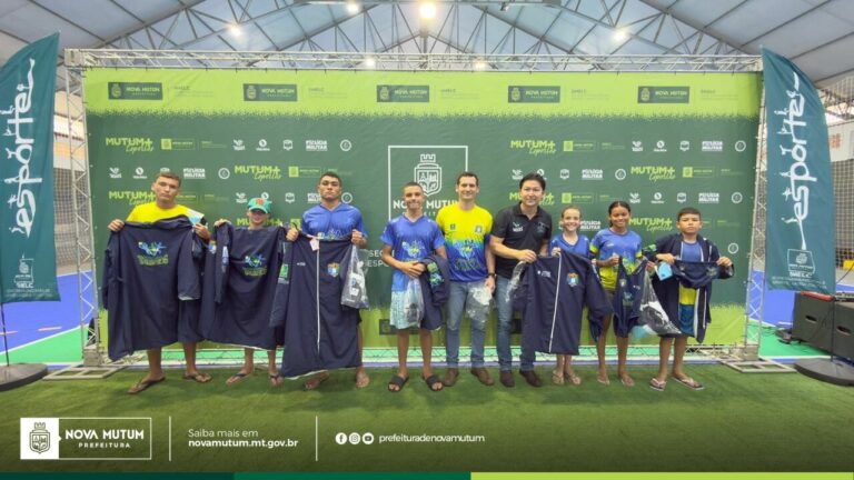 Entrega de artigos esportivos marca avanço no Programa Despertando Talentos em M…