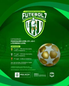 É HORA DE ENTRAR EM CAMPO! 
Estão abertas as inscrições para o Campeonato Munic…