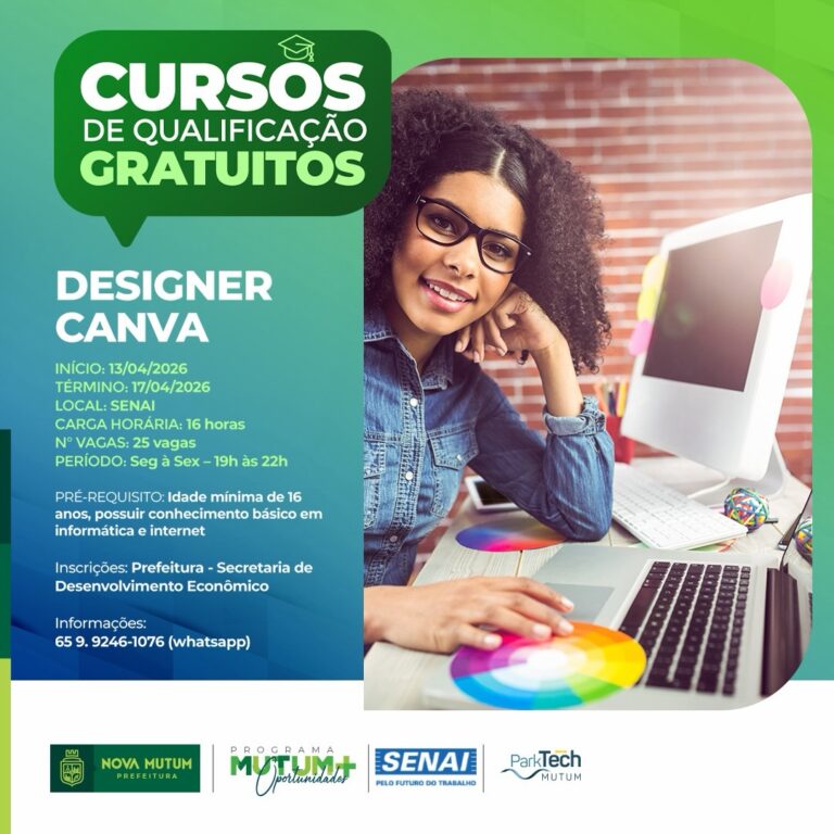 Aprenda a criar designs profissionais de forma ágil! 
Seja para suas redes socia…