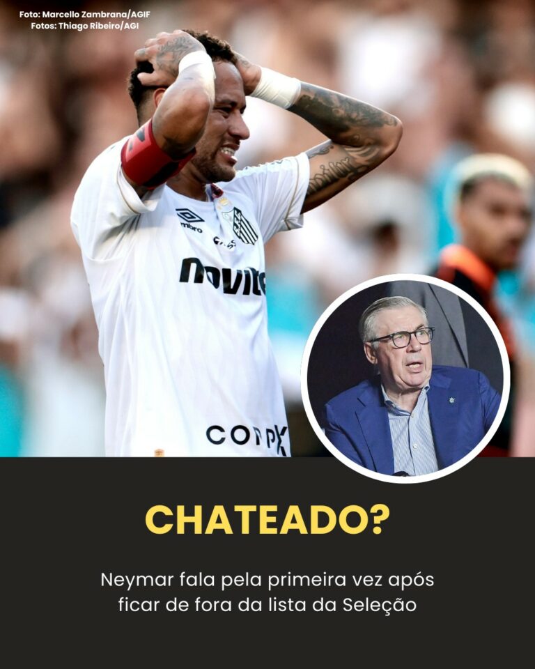 FALOU MESMO! Após não convocação de Ancelotti, Neymar revela…Ver mais