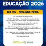 Arrasta pro lado e confira a programação do nosso estande no Show Safra Educação…
