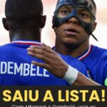 OFICIAL! Didier Deschamps anunciou a lista da França para enfrentar o Brasil na…