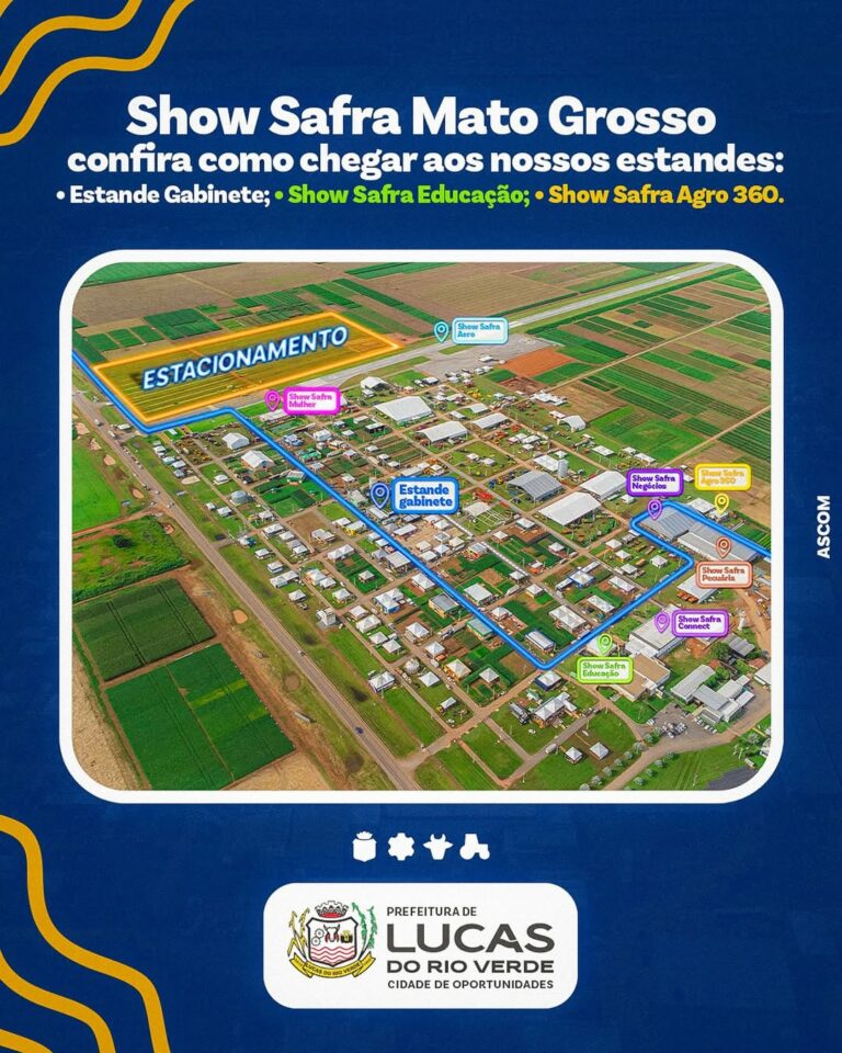 Vai visitar o Show Safra entre os dias 23 e 27 de março? 

Confira como chegar a…