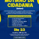 Atenção, Lucas do Rio Verde!

Vem aí um grande mutirão de atendimento para a po…